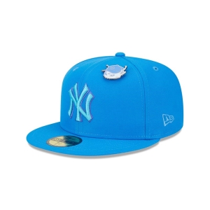 59fifty New Era New York Yankees Outer Space Fitted Gorras Azules | INQKF-5784