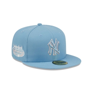 59fifty New Era New York Yankees Pastel Fitted Gorras Azules | PSUKC-1304