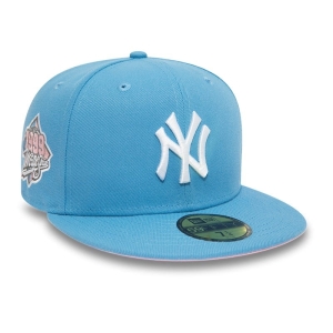 59fifty New Era New York Yankees Pastel Fitted Gorras Azules | UIQEO-8647