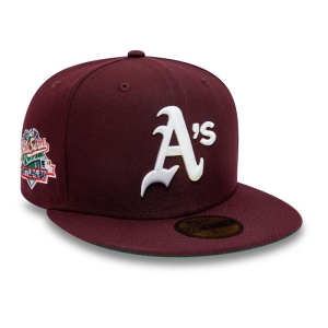 59fifty New Era Oakland Athletics World Series Fitted Gorras Rojos | DGZUL-4301