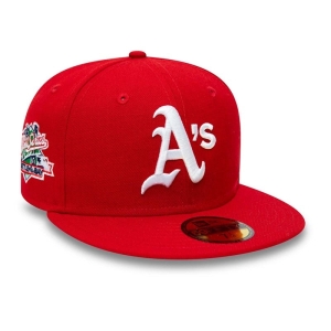 59fifty New Era Oakland Athletics World Series Fitted Gorras Rojos | OEXJL-8730