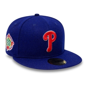 59fifty New Era Philadelphia Phillies Anniversary Fitted Gorras Azules | WFJTN-9451