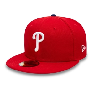59fifty New Era Philadelphia Phillies Authentic On Field Gorras Rojos | KTZRF-5691