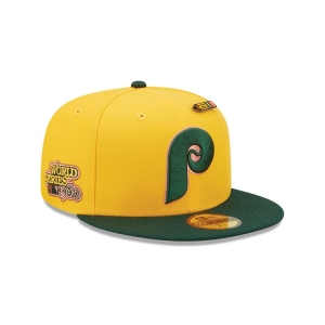 59fifty New Era Philadelphia Phillies Back To School Fitted Gorras Amarillos | UXDCA-7046