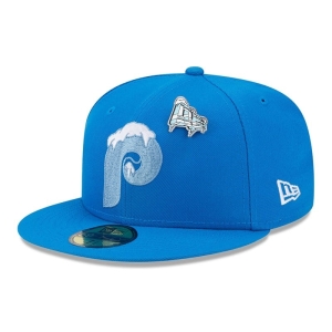 59fifty New Era Philadelphia Phillies Day Fitted Gorras Azules | PFMHL-0392
