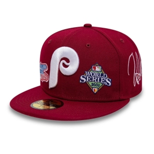 59fifty New Era Philadelphia Phillies Historic Champs Fitted Gorras Rojos | DFPYH-2571