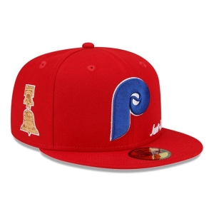 59fifty New Era Philadelphia Phillies Just Don X MLB Fitted Gorras Rojos | TISVU-6159