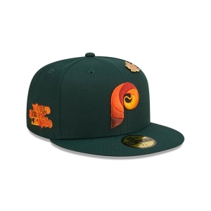 59fifty New Era Philadelphia Phillies Leafy Fitted Gorras Verdes | YVJRF-4856
