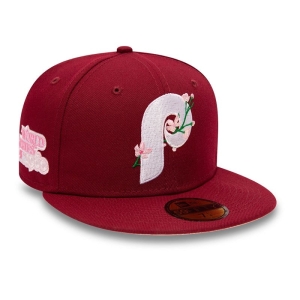 59fifty New Era Philadelphia Phillies Side Patch Bloom Fitted Gorras Azules | OUJPM-7834