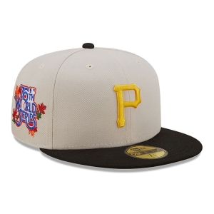 59fifty New Era Pittsburgh Pirates Fall Classic Fitted Gorras Blancos | FTNLZ-6280