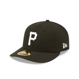 59fifty New Era Pittsburgh Pirates Low Profile Gorras Negros | XQIMZ-0793