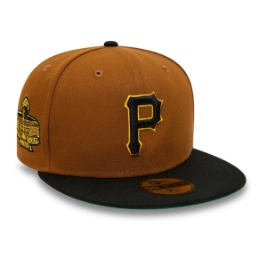 59fifty New Era Pittsburgh Pirates World Series Fitted Gorras Marrom | ACQGV-4579