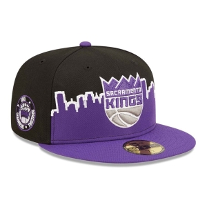 59fifty New Era Sacramento Kings NBA 2022 Fitted Gorras Negros | YTBNO-1639