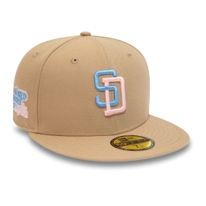 59fifty New Era San Diego Padres 1984 World Series Fitted Gorras Marrom | IWKNO-6093