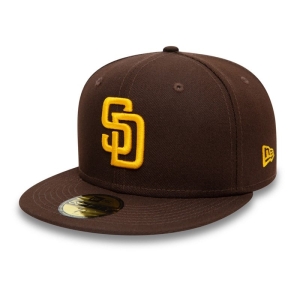 59fifty New Era San Diego Padres Authentic On Field Gorras Marrom | ZTWQN-0274