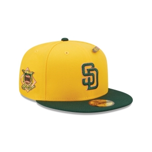 59fifty New Era San Diego Padres Back To School Fitted Gorras Amarillos | VMIQX-8723