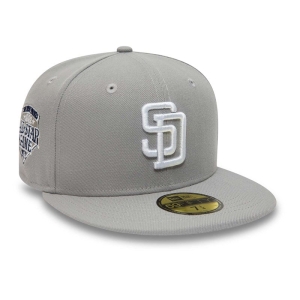 59fifty New Era San Diego Padres Basics Fitted Gorras Grises | WPEAO-3790