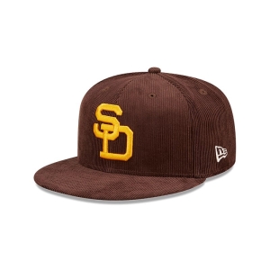 59fifty New Era San Diego Padres Cooperstown Fitted Gorras Marrom | NYHUE-3746