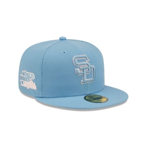 59fifty New Era San Diego Padres Pastel Fitted Gorras Azules | LOGJF-9840