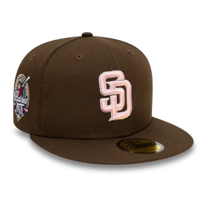 59fifty New Era San Diego Padres Walnut And Gorras Marrom | GAITW-2098