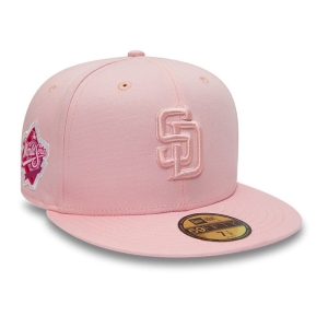 59fifty New Era San Diego Padres World Series Tonal Fitted Gorras Rosas | IFVWH-8054