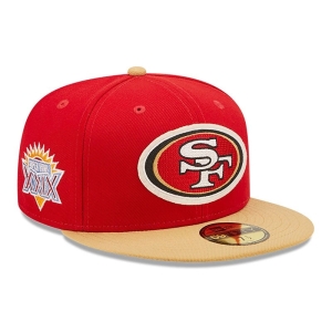 59fifty New Era San Francisco 49ers Ne Letterman Fitted Gorras Rojos | IPHUO-5372