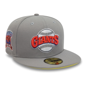 59fifty New Era San Francisco Giants 50 Years Fitted Gorras Grises | SNHJG-4107