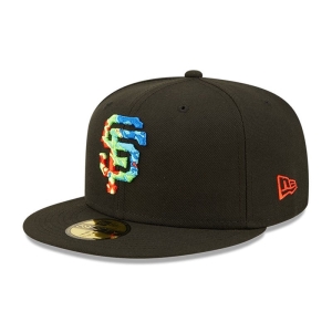 59fifty New Era San Francisco Giants Infrared Fitted Gorras Negros | IHADS-3067
