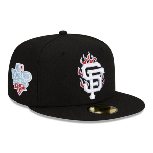 59fifty New Era San Francisco Giants MLB Team Fire Gorras Negros | EQXFW-8027