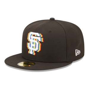 59fifty New Era San Francisco Giants MLB Prismatic Fitted Gorras Negros | UWTFZ-1047
