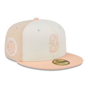 59fifty New Era Seattle Mariners Anniversary Fitted Gorras Rosas | EJGBL-5726