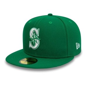 59fifty New Era Seattle Mariners Kelly Fitted Gorras Verdes | NGWUH-4629