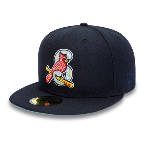 59fifty New Era Springfield Cardinals Milb Fitted Gorras Azules | CYFMV-7019