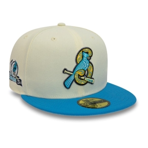 59fifty New Era Springfield Cardinals Milb Chrome Fitted Gorras Blancos | YOXRL-7415