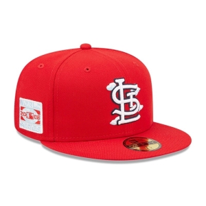 59fifty New Era St. Louis Cardinals Comic Cloud Fitted Gorras Rojos | KVOEL-8136