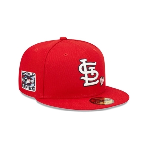 59fifty New Era St. Louis Cardinals MLB Team Heart Fitted Gorras Rojos | BPHRM-3602