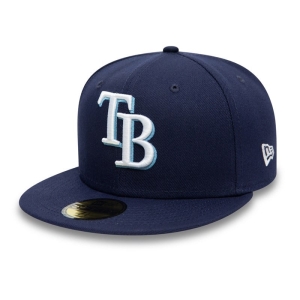 59fifty New Era Tampa Bay Rays Authentic On Field Gorras Azules | QUBCF-8426