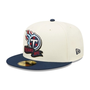 59fifty New Era Tennessee Titans NFL Sideline 2022 Fitted Gorras Blancos | ROAFK-0639