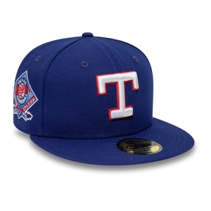 59fifty New Era Texas Rangers American League Stadium Fitted Gorras Azules | LBHOP-3425