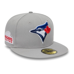 59fifty New Era Toronto Jays American League Stadium Fitted Gorras Grises | XCSLT-5823