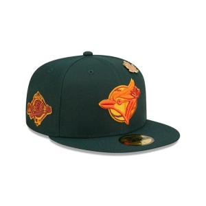 59fifty New Era Toronto Jays Leafy Fitted Gorras Verdes | VJOPG-3520