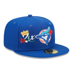 59fifty New Era Toronto Jays MLB Crown Champs Fitted Gorras Azules | XHKPT-3481