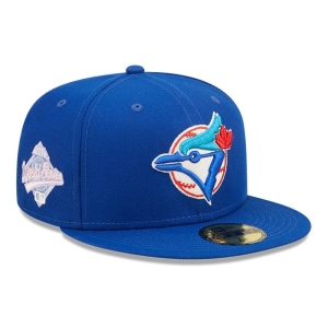 59fifty New Era Toronto Jays MLB Pop Sweat Fitted Gorras Azules | WUOAF-0954