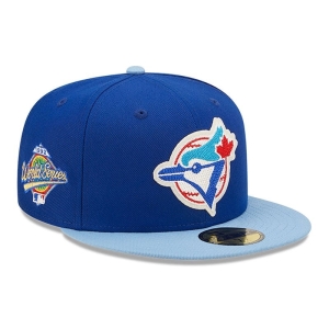 59fifty New Era Toronto Jays Ne Letterman Fitted Gorras Azules | DLRYX-3294