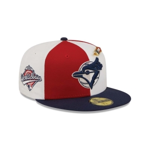 59fifty New Era Toronto Jays Pinwheel Americana Fitted Gorras Rojos | QRUCT-8697