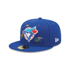 59fifty New Era Toronto Jays Watercolour Floral Gorras Azules | JTCQN-1542