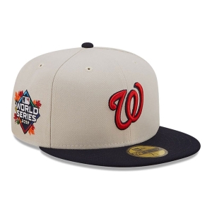 59fifty New Era Washington Fall Classic Fitted Gorras Blancos | SUKOF-7415