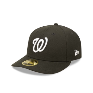 59fifty New Era Washington Nation Low Profile Gorras Negros | YQITG-4901