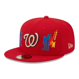 59fifty New Era Washington Nationals Southwestern Fitted Gorras Rojos | IVWCE-0193