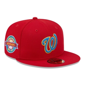 59fifty New Era Washington Nationals State Tartan Fitted Gorras Rojos | YHBXK-0569